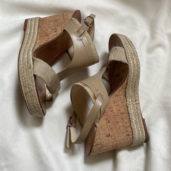 Coach Wedge Sandals - Picture 2 of 4